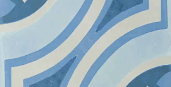 Керамогранит Hydraulic Blue 300x300x11 Natural фото №1