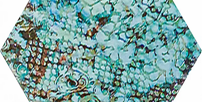 Керамогранит Inedita Blue 250x300x10 Natural Hexagon фото №1