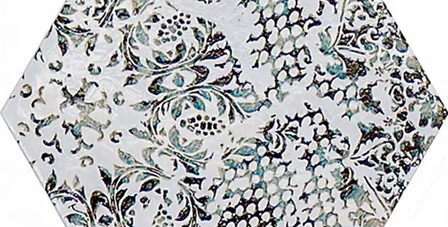 Керамогранит Inedita White 250x300x10 Natural Hexagon фото №1