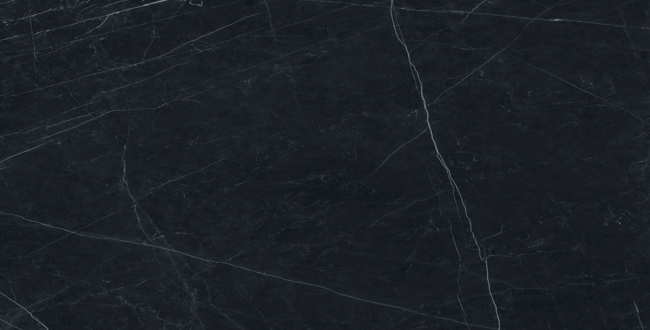 Porcelain stoneware Nero Marquinia Ultra 6 mm 1500x1500 Silky фото №1
