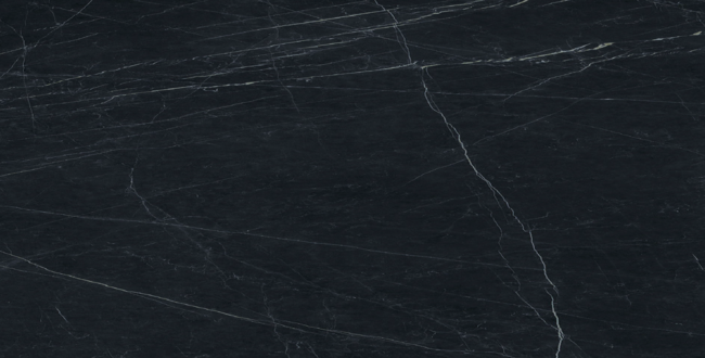 Porcelain stoneware Nero Marquinia Ultra 6 mm 3000x1500 Silky фото №1