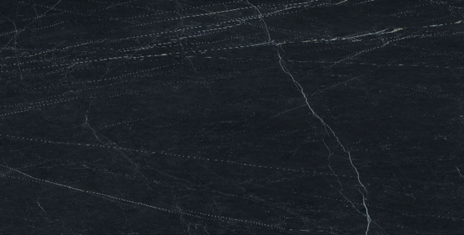 Porcelain stoneware Nero Marquinia Ultra 6 mm 750x375 Silky фото №1
