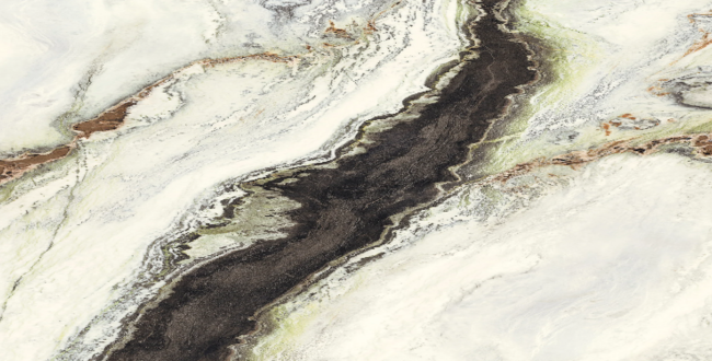 Керамогранит Panda White 6 mm 750x375 Glint фото №1