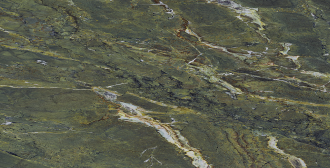 Porcelain stoneware Verde Karzai 6 mm 3000x1500 Polished фото №1