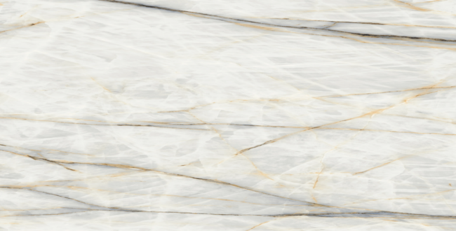 Porcelain stoneware Aura Lux White 280х120х6(+) Velvet 3D фото №1