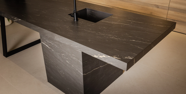 Керамограніт Belvedere Black 324x162x12(+) Polished фото №3