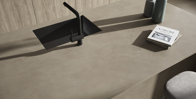 Porcelain stoneware worktop Cosmopolita Brown 324x162x12(+) Matt фото №2