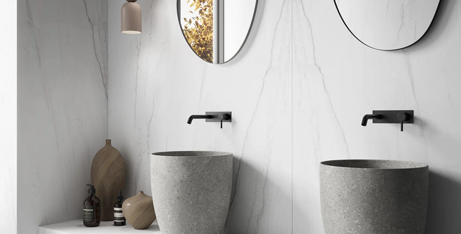 Porcelain stoneware Montblanc White 324x162x20 Velvet фото №2