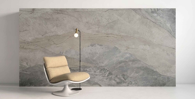 Porcelain stoneware worktop Mystic Silver 320x160x6(+) Polished фото №2