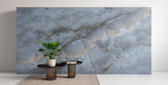 Керамограніт Onice Blue 320x160x12(+) Polished фото №2