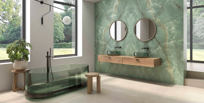 Керамограніт Onice Seagreen 320x160x12(+) Polished фото №2