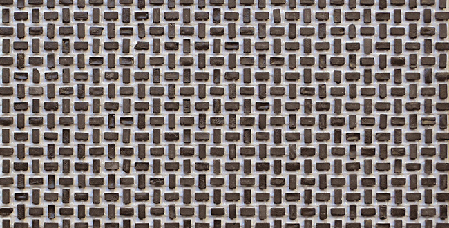 Керамогранит Micromosaics Micro-Brick 300x300x3 Coffee Cross фото №1