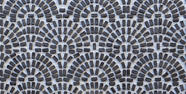 Керамогранит Micromosaics Micro-Brick 300x300x3 Coffee Pavement фото №1