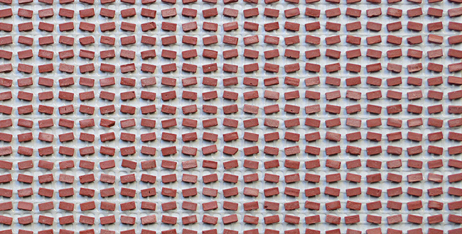 Porcelain stoneware Micromosaics Micro-Brick 300x300x3 Red Nod фото №1