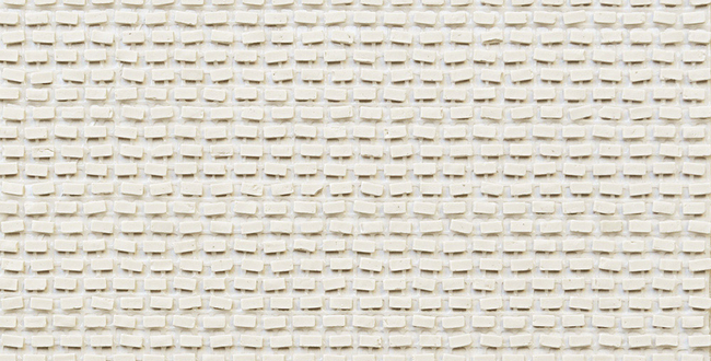Porcelain stoneware Micromosaics Micro-Brick 300x300x3 Line White фото №1
