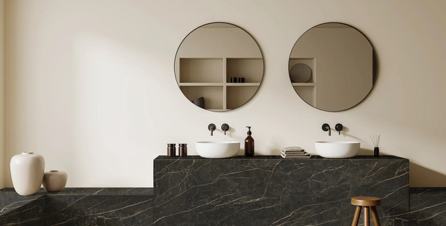 Столешница из керамогранита Black Obsession 6 мм 1500x3200 Silk фото №3