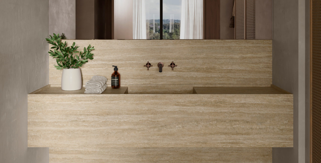 Porcelain stoneware worktop Colosseo 6 mm 1500x3200 Matt фото №2