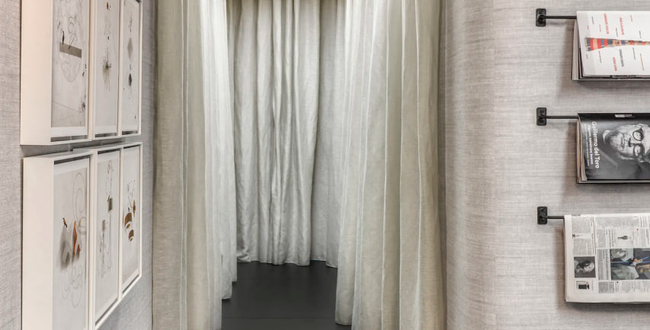 Porcelain stoneware Nero 3 mm 1200x3600 Satin фото №2