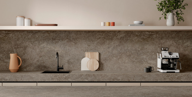 Porcelain stoneware worktop Toscano 12 mm 1600x3200 Riverwashed фото №2
