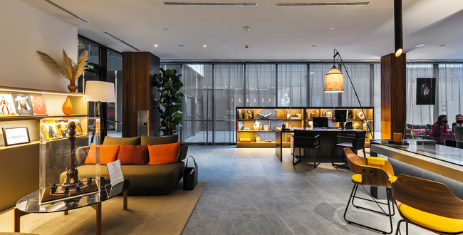Porcelain stoneware Zaha Stone 20 mm 1600x3200 Silk фото №3