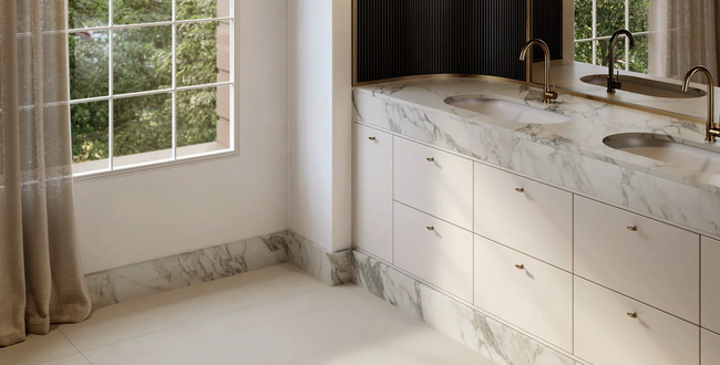 Porcelain stoneware Arabescato 320x160х12 Polished фото №4