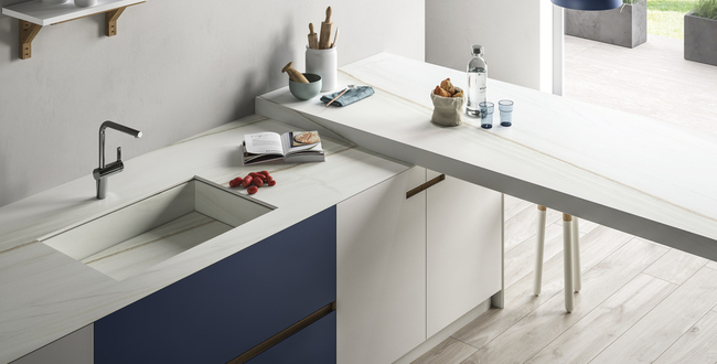 Керамогранит Bianco Lasa 320x160х12 Natural фото №9