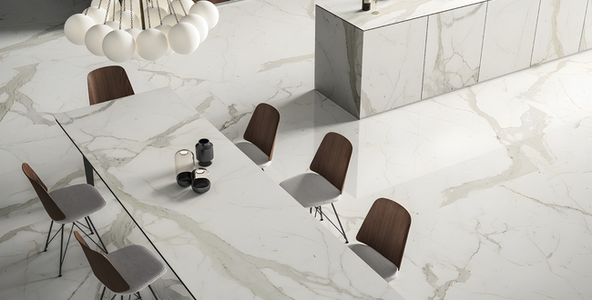 Керамограніт Calacatta 320x160х12 Polished фото №6