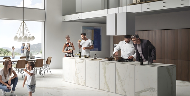Керамограніт Calacatta 320x160х12 Polished фото №7