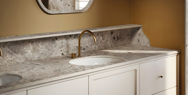 Стільниця з керамограніту Ceppo Varese 320x160х12 Natural фото №2