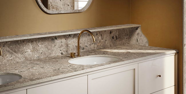 Стільниця з керамограніту Ceppo Varese 320x160х12 Natural фото №2