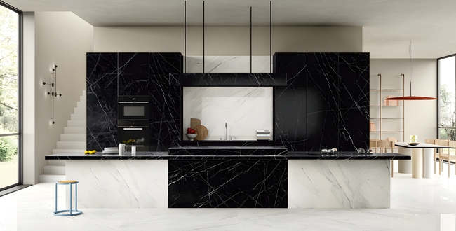 Керамогранит Dark Marquina 320x160х12 Polished фото №3