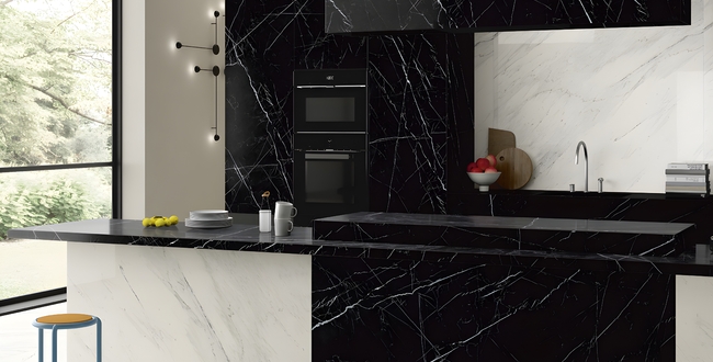 Керамогранит Dark Marquina 320x160х12 Polished фото №5