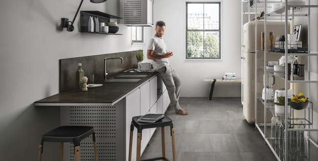 Керамогранит Urban Antracite 320x150х20 Natural фото №6