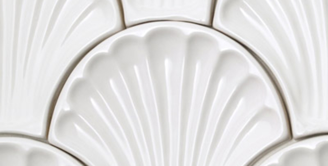Porcelain stoneware Artigiana le Conchiglie
150x155x16 01 Bianco Glossy фото №1