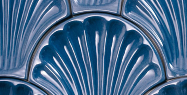 Керамогранит Artigiana le Conchiglie 150x155x16 05 Blu Glossy фото №1