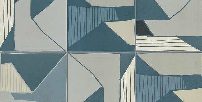 Керамогранит Genesi 150x150x8,5 Acqua Blues Matt фото №2