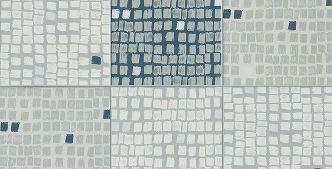 Porcelain stoneware Genesi 150x150x8,5 Aria Blue Matt фото №2