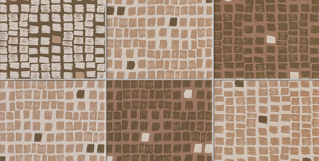 Керамограніт Genesi 150x150x8,5 Aria Browns Matt фото №2