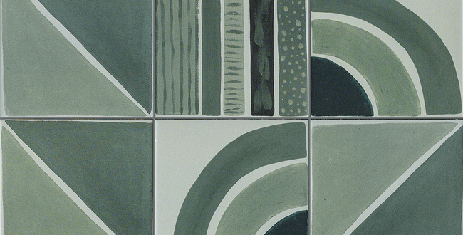 Керамогранит Genesi 150x150x8,5 Terra Greens Matt фото №2