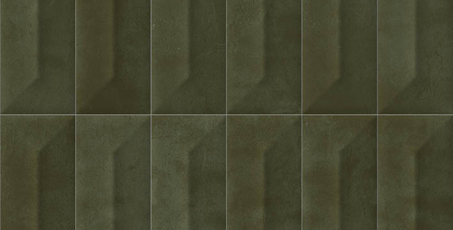 Porcelain stoneware Pop Ridge 62x250x8,5 Muschio Glossy фото №2