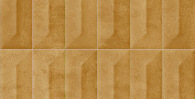 Porcelain stoneware Pop Ridge 62x250x8,5 Ocra Glossy фото №2