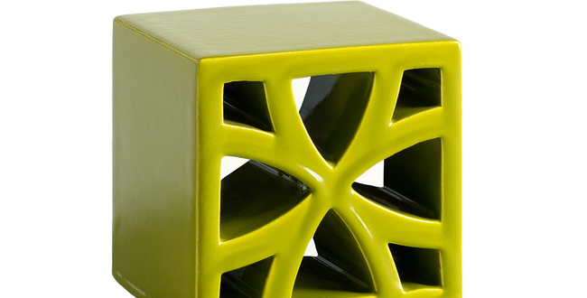 Porcelain stoneware Split & Fornace 238x100x12 Flo Lime Green Glossy фото №1