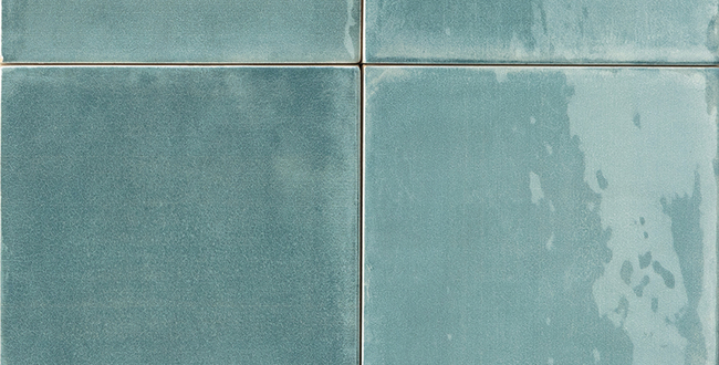 Porcelain stoneware Tbox 125x125x8,5 Cerulean Glossy фото №2