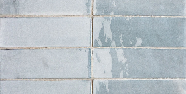 Porcelain stoneware Tbrick 52x160x10 Azure Glossy фото №2