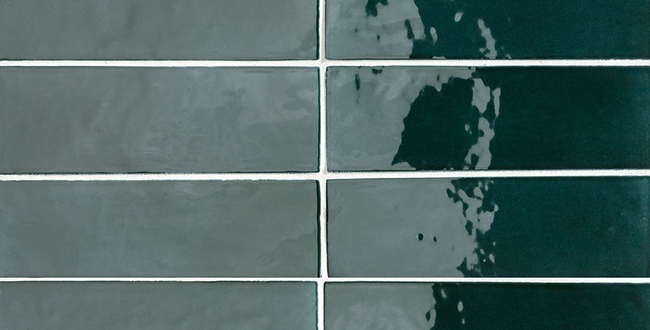 Porcelain stoneware Tbrick 52x160x10 Jade Glossy фото №2