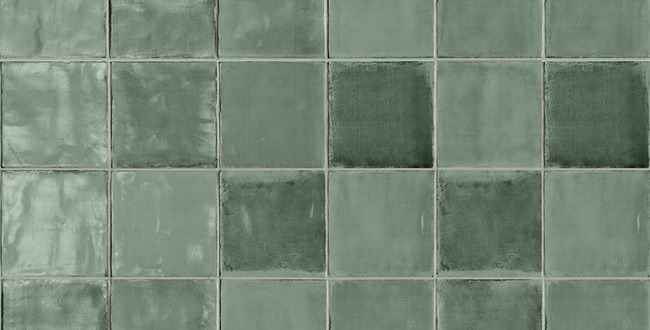 Porcelain stoneware Tsquare 150x150x10 Mint Tea Glossy фото №2