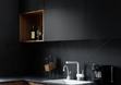 Столешница из керамогранита Allure Black 324x162x20 Velvet фото №2