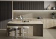 Porcelain stoneware worktop Cosmopolita Brown 324x162x12(+) Matt photo #3