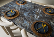 Столешница из керамогранита Labradorite Royalblue 324x162x12(+) Polished фото №2