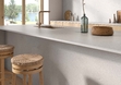 Porcelain stoneware worktop Portland Pearl 324x162x12(+) Feel photo #2